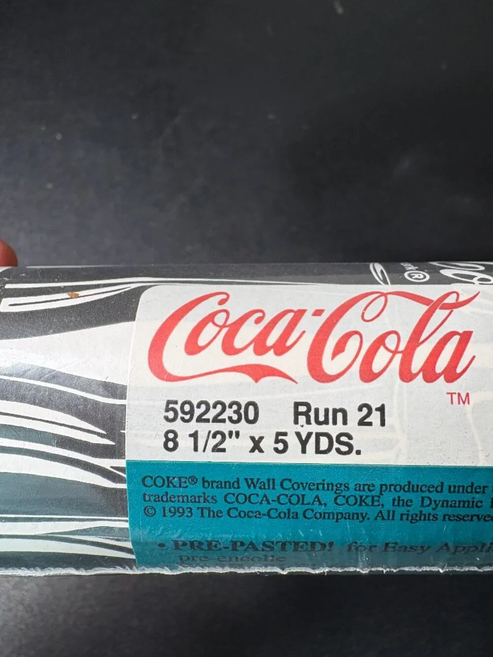 1 Roll of Coca Cola Wallpaper Boarder 8.5